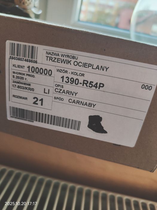 NOWE Trzewiki ocieplane BARTEK 1390-R54P, dla chłopców, czarny