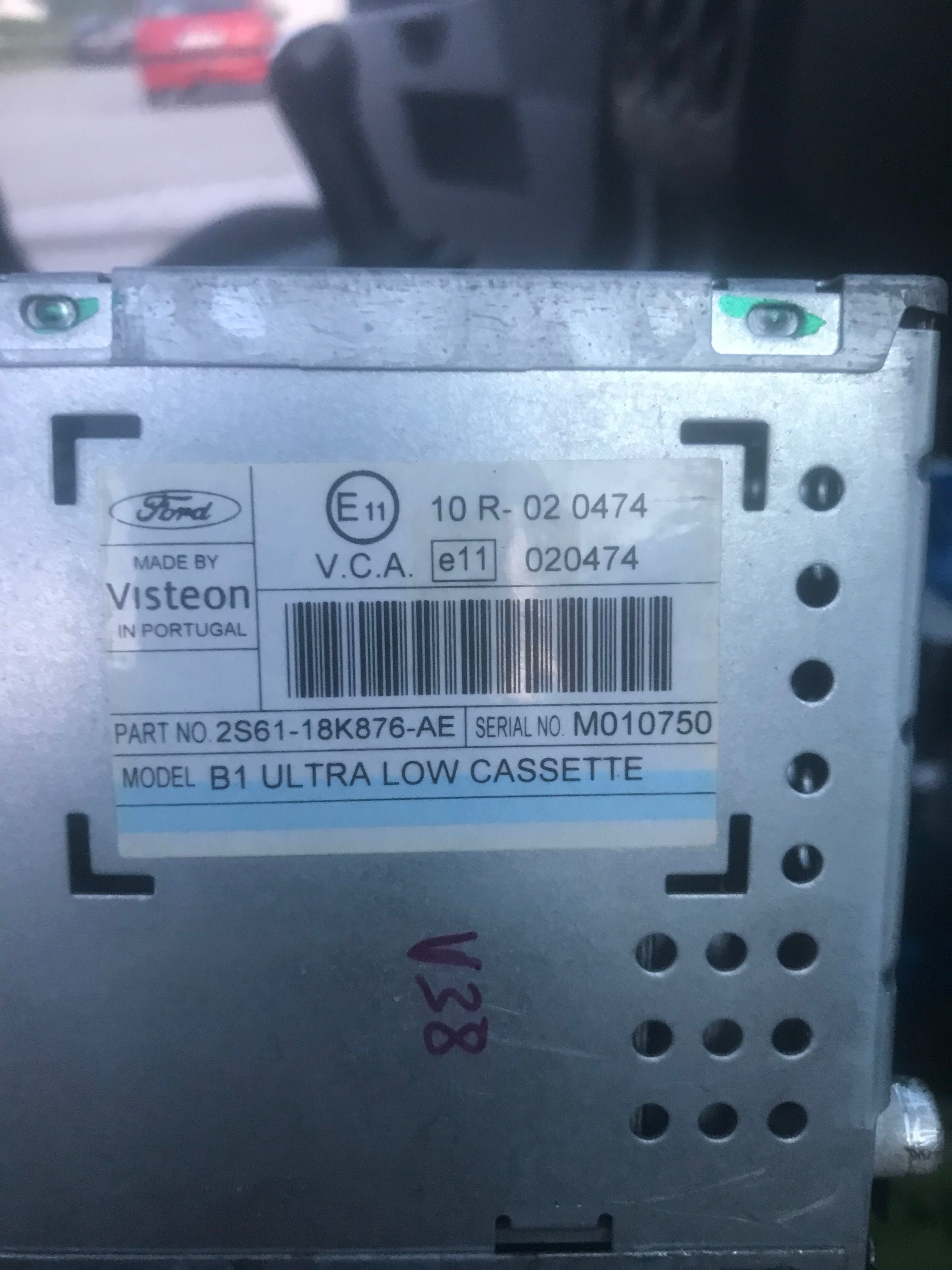 Radio FORD 2500 + KOD