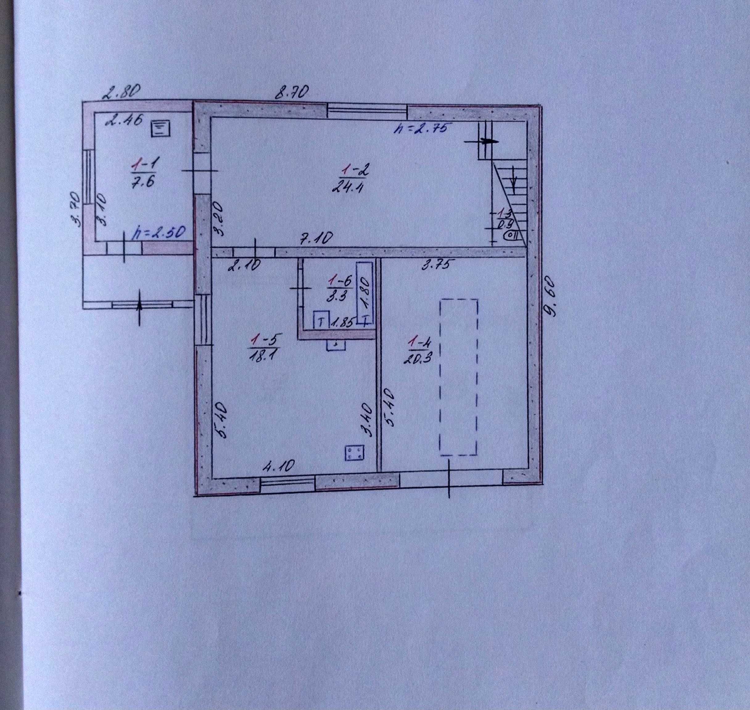 Продаж 2-поверхового будинку с.Новослобідка, 141,2 кв.м., 15 соток