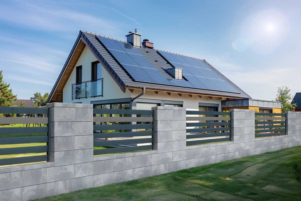 Pustak Ogrodzeniowy Gładki Drewbet bloczek bloczki słupki betonowe