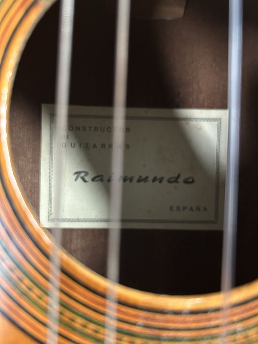 Guitarra clássica Raimundo vintage