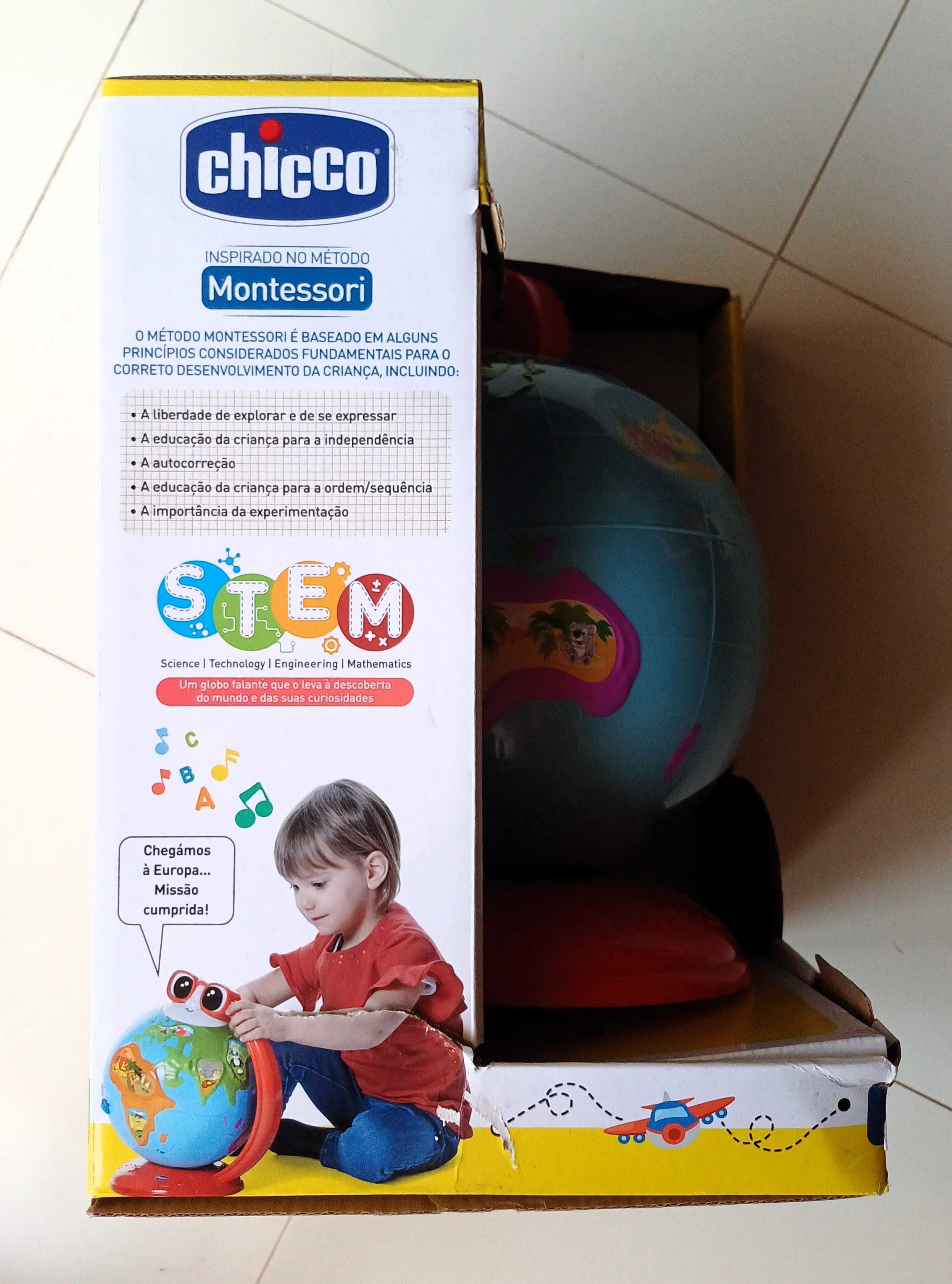 Chicco Montessori Infante o Globo Falante como NOVO