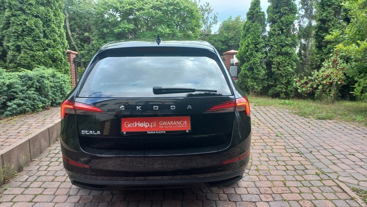 Skoda Scala DSG Salon PL 53.5 Export FV23% SmartLink+ Climatronic Kamera Grzane.f