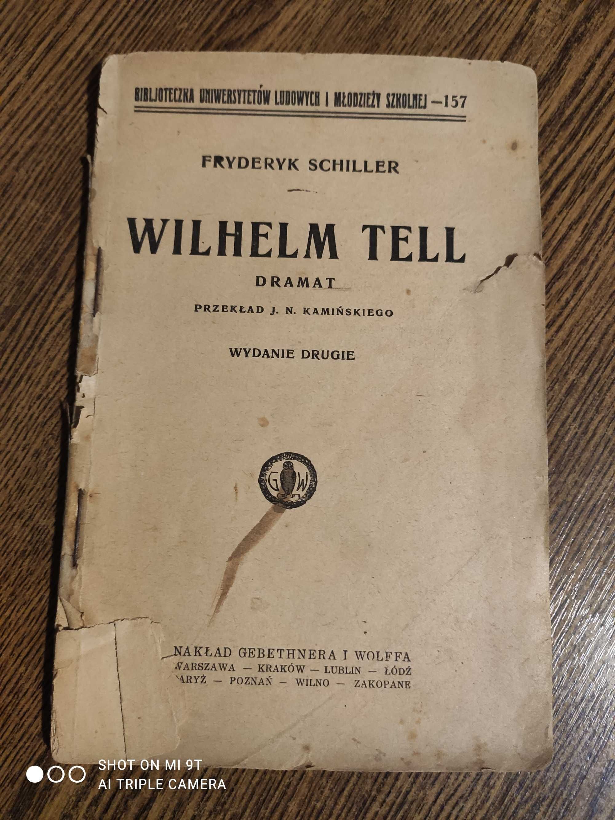 Wilhelm Tell F.Schiller wyd.2 1925