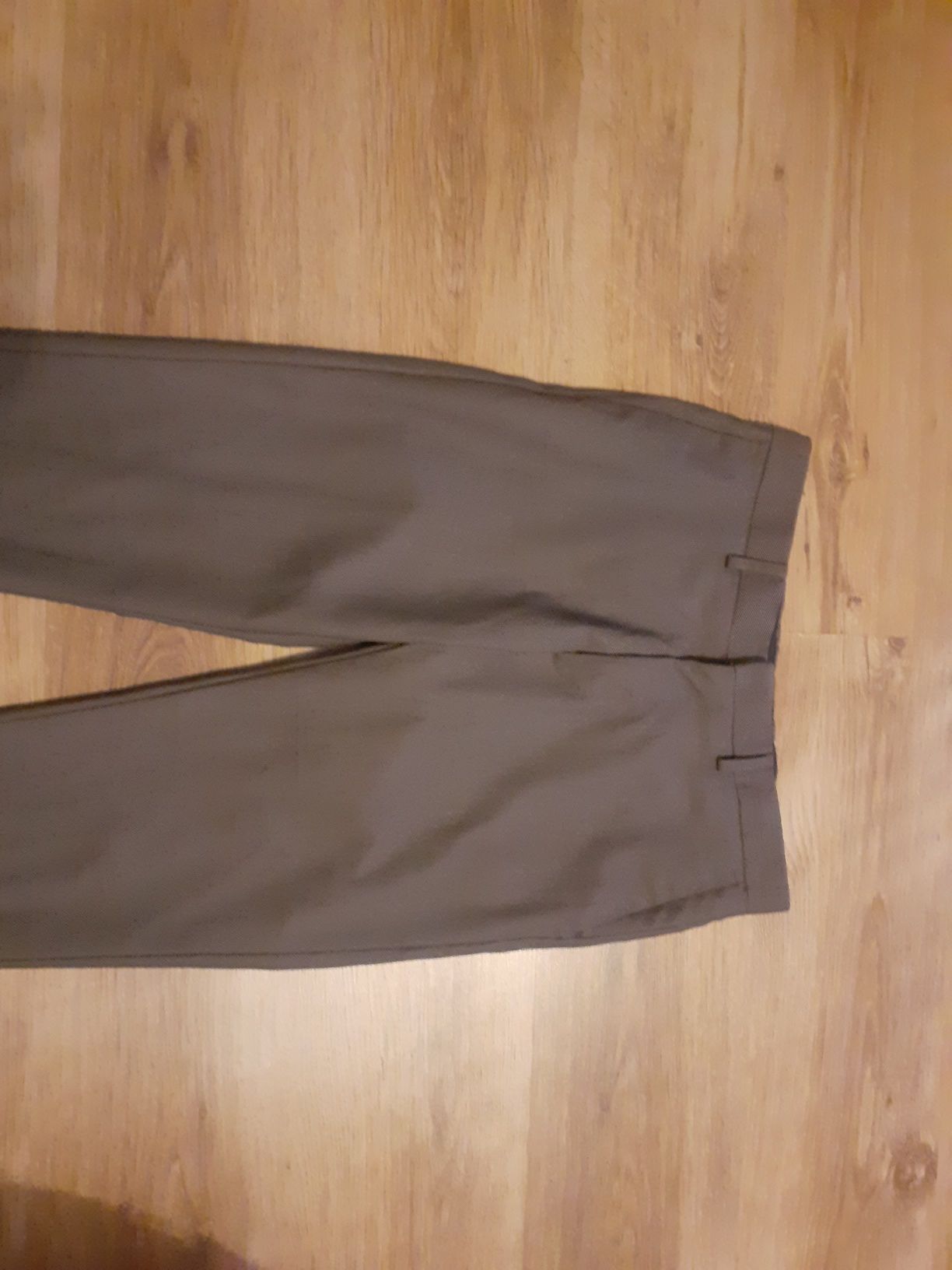 Spodnie zara eleganckie garniturowe męskie