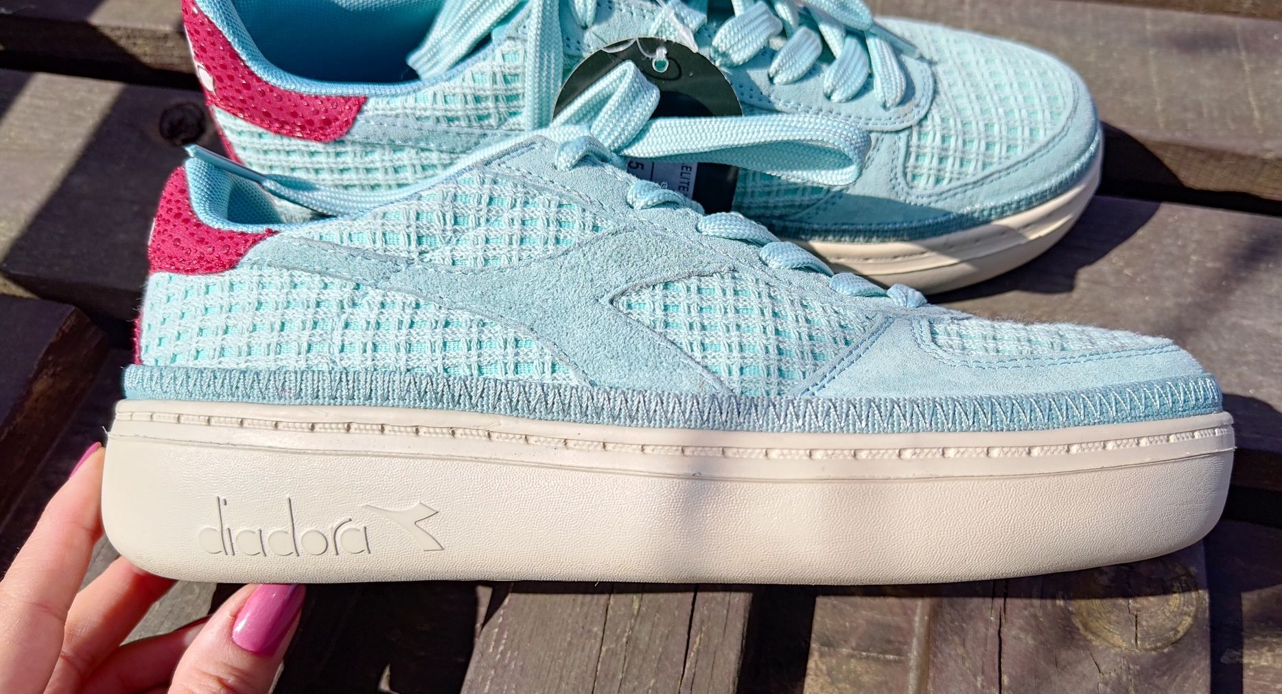 Trampki Diadora sneakersy 38 miętowe