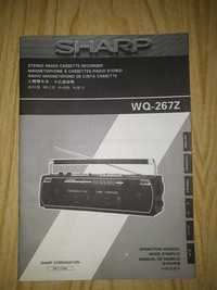 Магнітола SHARP WQ 267 Z двухкасетний