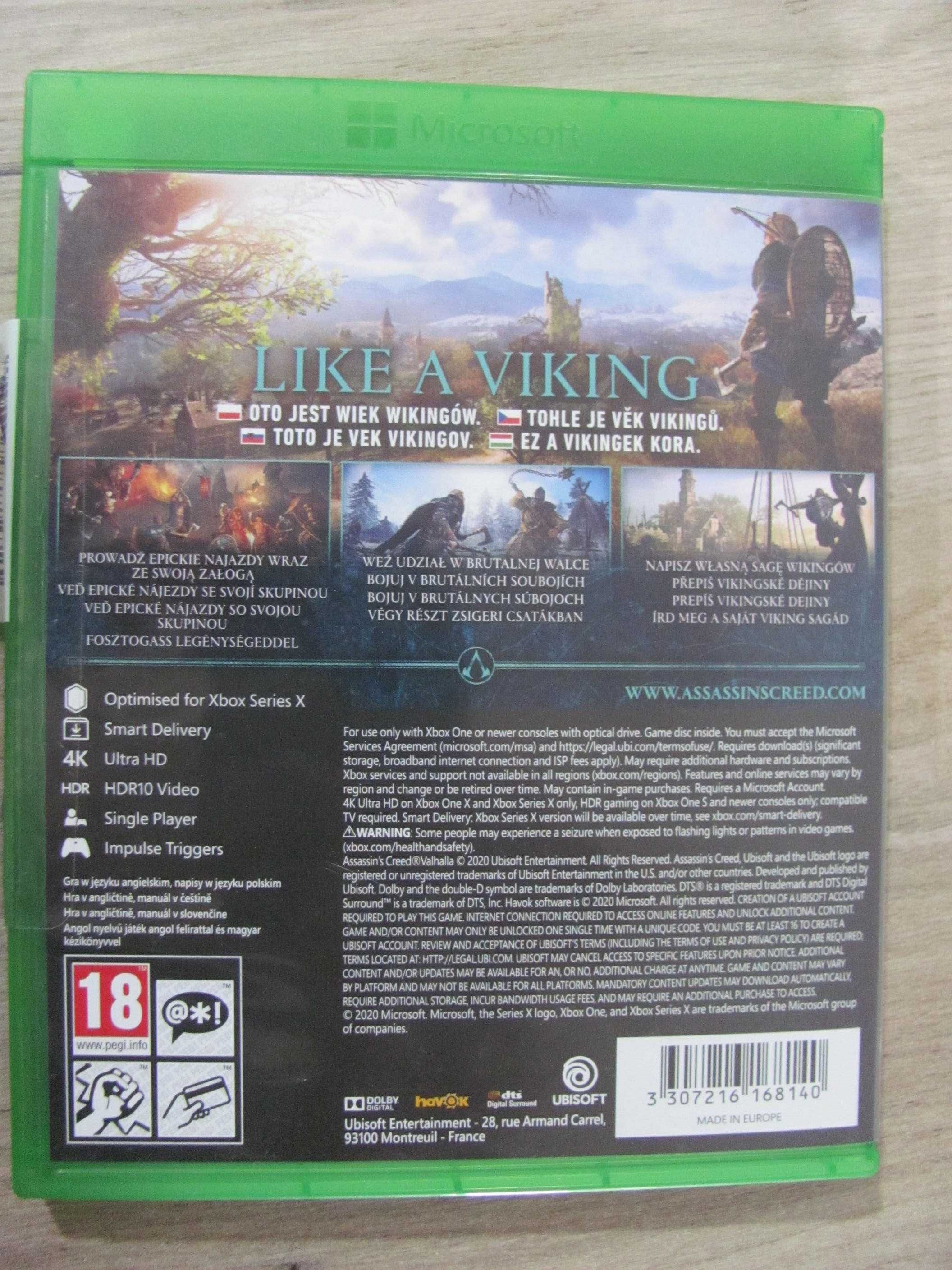 Gra Assassin's Creed Valhalla Xbox - Xbox One,series X PL