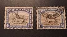 Selos África do Sul 1932 - Wildebeest