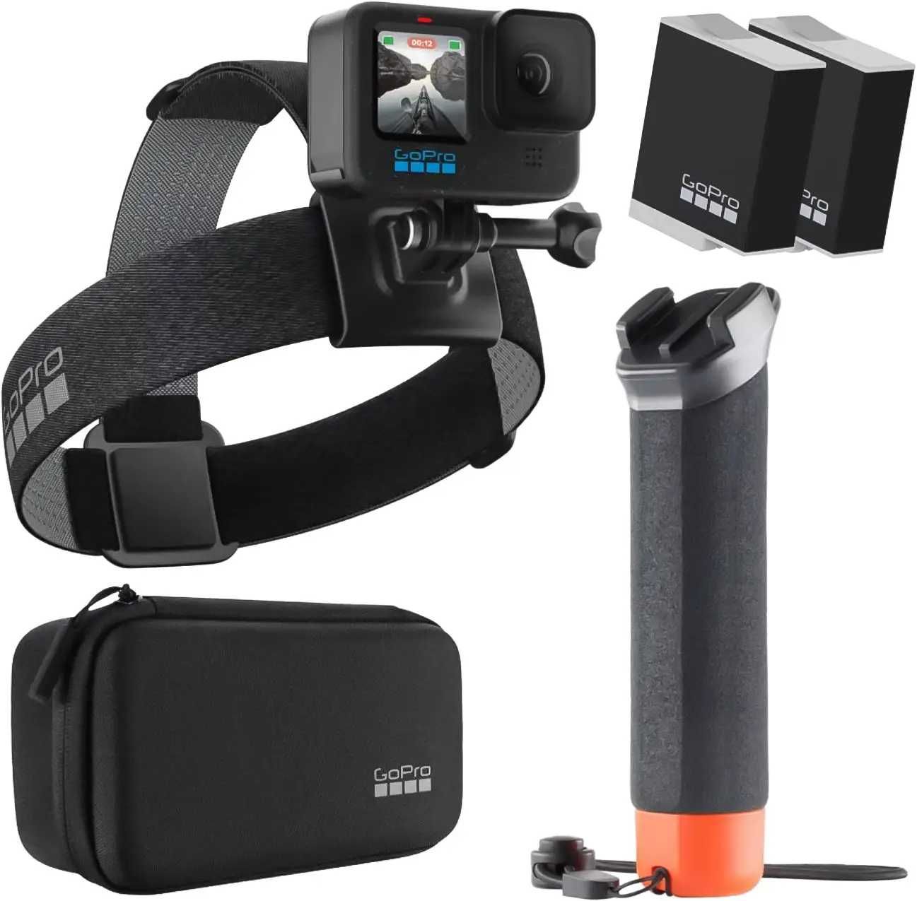 Екшн-камера GoPro HERO 12 Black +Enduro +Head Strap +Handler Floating