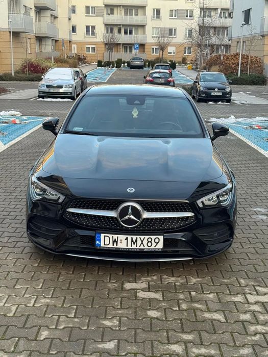 Mercedes-Benz CLA Mercedes-Benz CLA 200 AMG Line 7G-DCT CZARNY, Fotele Sportowe