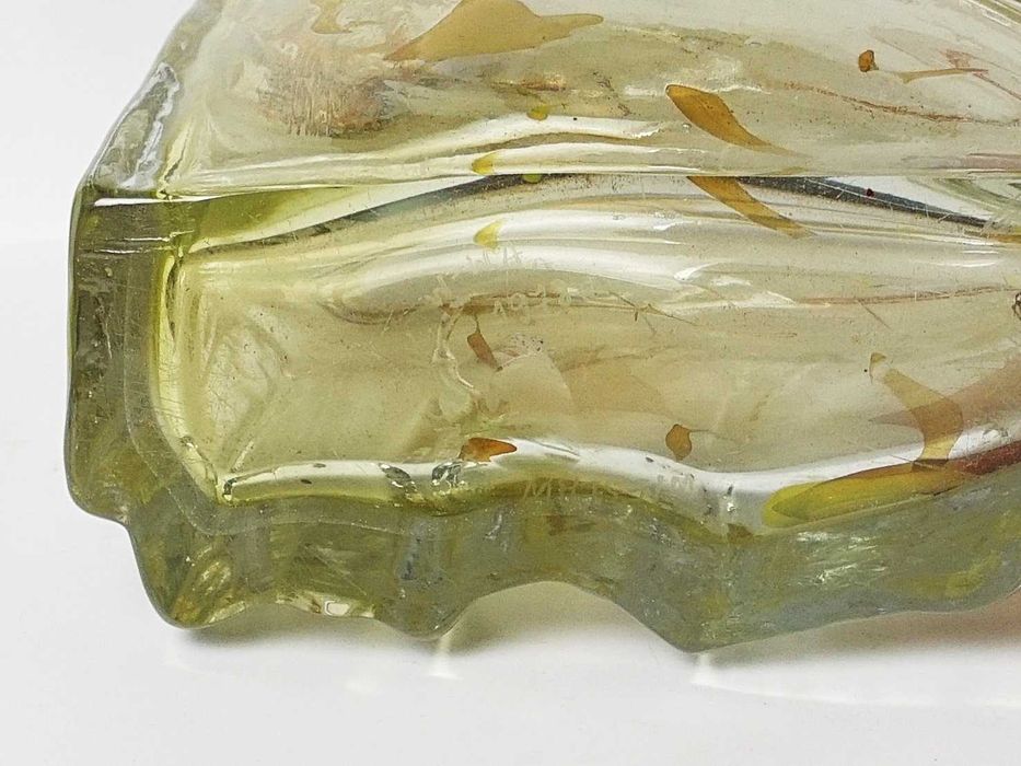 Wielki wazon szkło Wiesław Sawczuk W-wa 1978 sygnowany