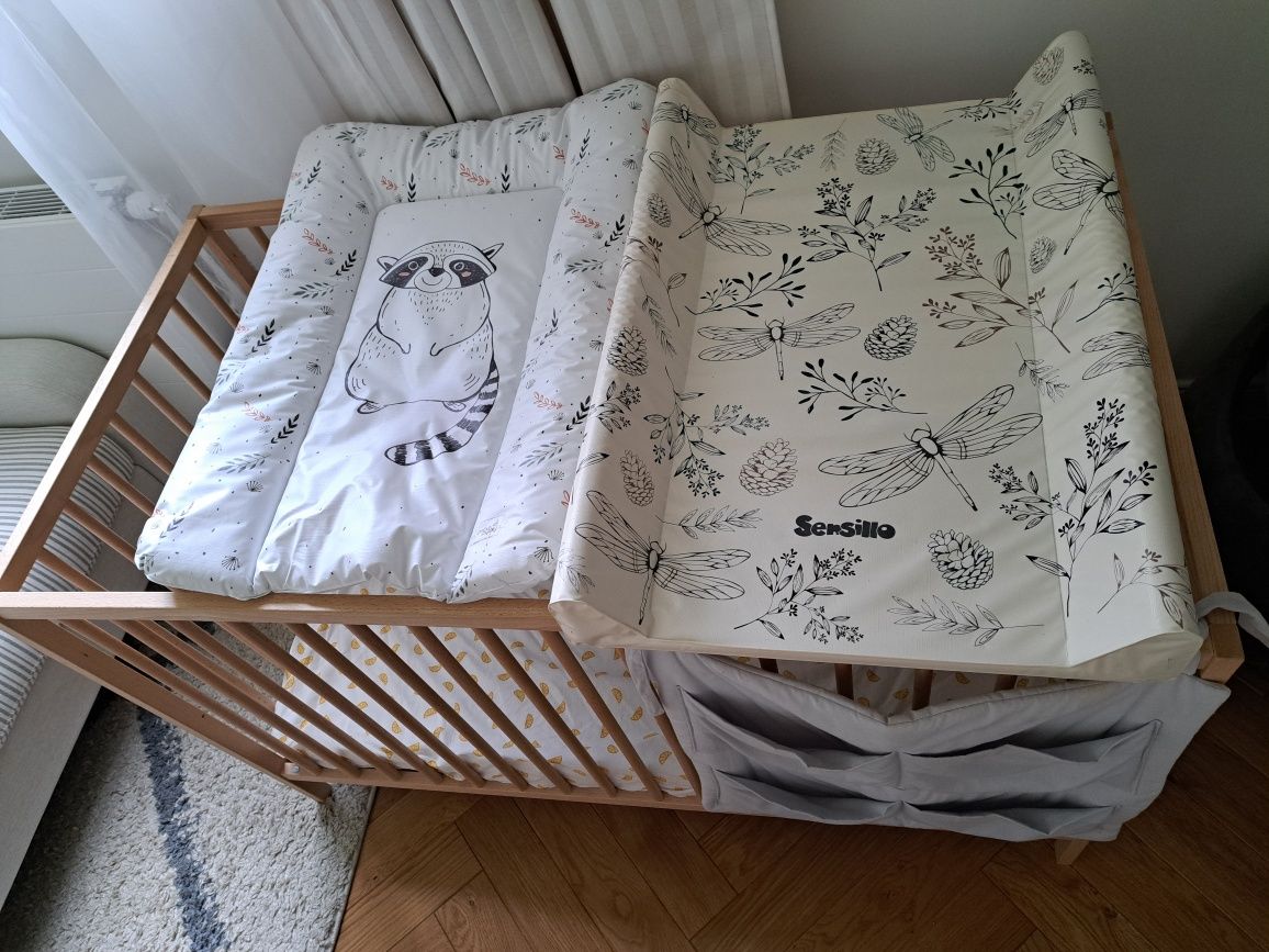 Lozeczko Ikea dzieciece + materac i przewijak