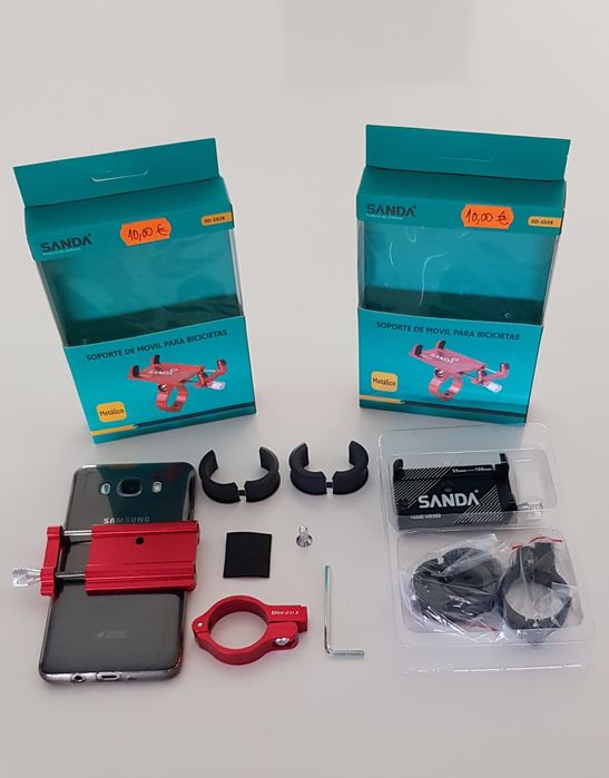Suporte de telemóvel para bicicleta ou mota