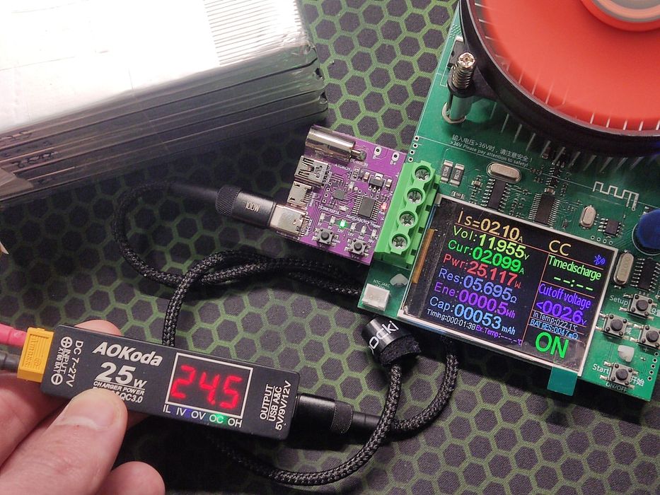 Універсальна зарядка PD 3.0 usb 25w AOkoda XT 60 (від АКБ дрона)