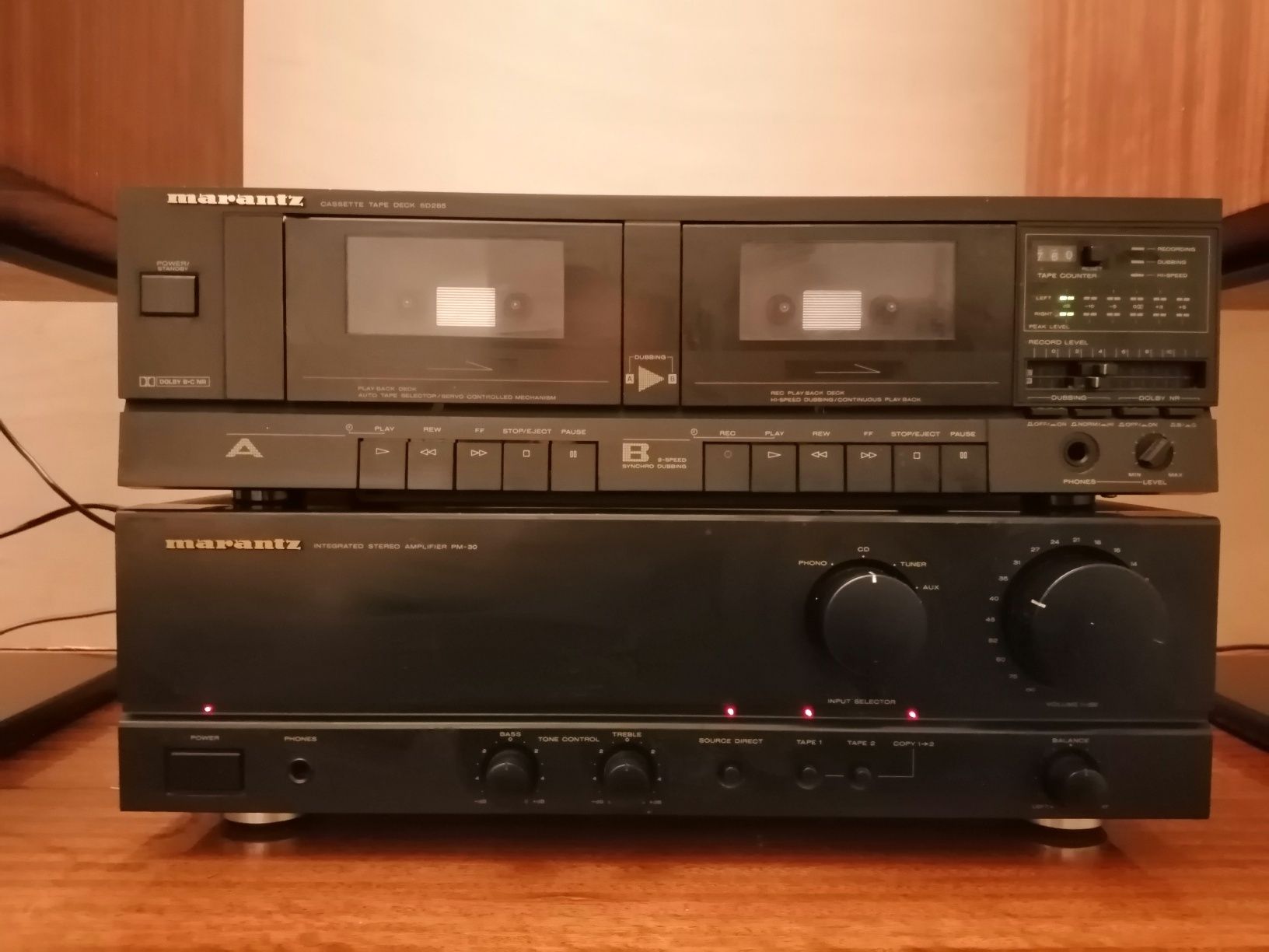 Duplo Deck cassetes Marantz SD-265