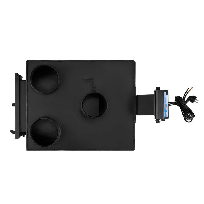 Piec nadmuchowy z nadmuchem dmuchawa HIGHER PN3 o mocy 25 kW ECODESIGN