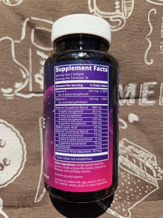 MRM Nutrition комплекс з вітаміном Е витамин Е complete E 60 капсул