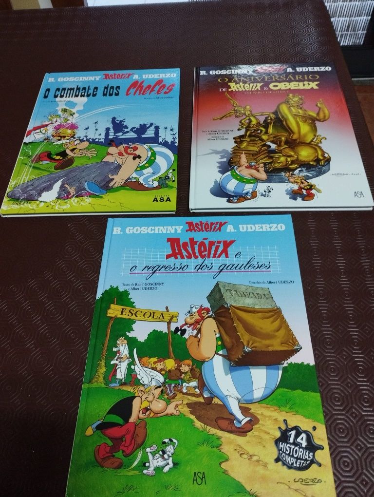 Livros Astérix e Obelix