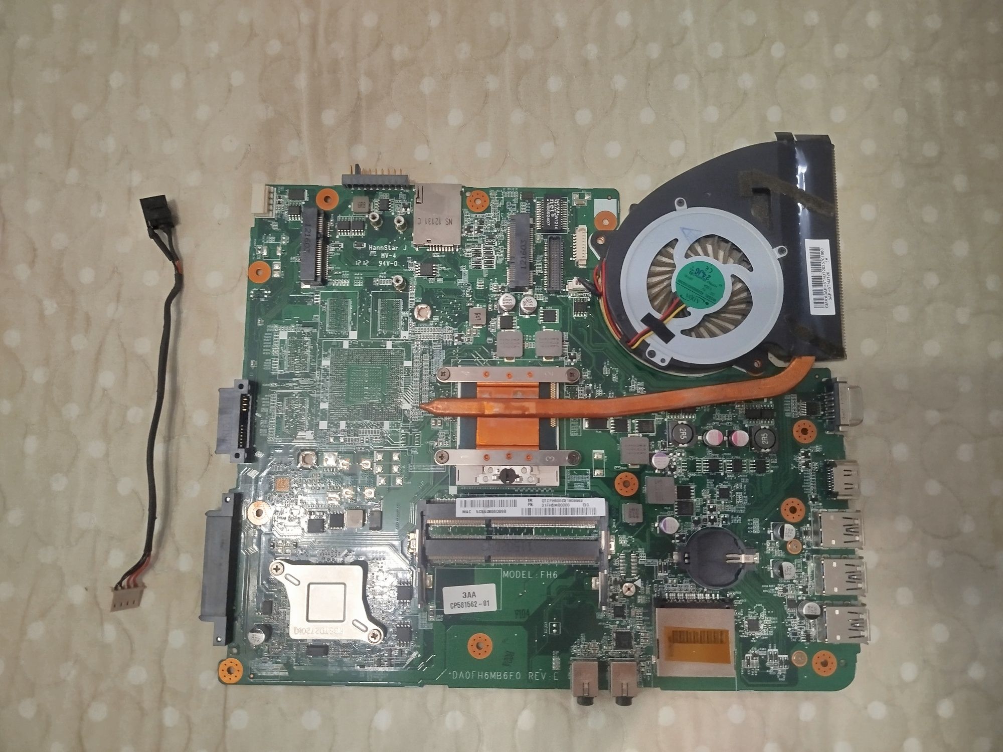 Материнська плата Fujitsu Lifebook AN532 da0fh6mb6e0