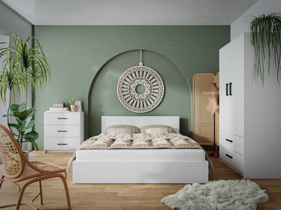 Łóżko PANAMA 160x200 ze stelażem nowoczesny design