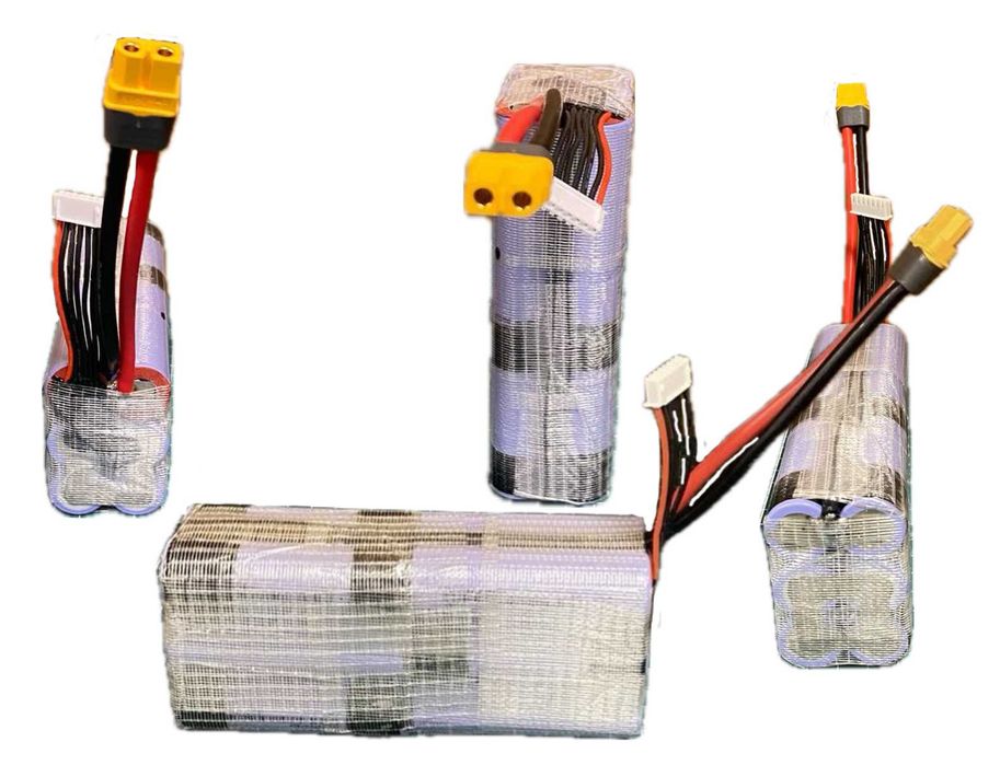 Акумулятор (батарея) для FPV (ФПВ) дрону 6S2P: 8000mAh, до 100A, 22.2V