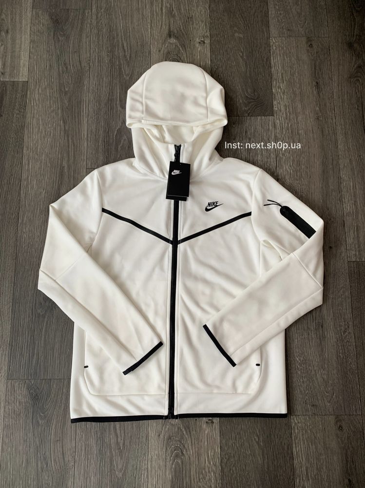 Чоловіча кофта Nike Tech Fleese | Кофта найк теч фліс | Зіп худі Найк
