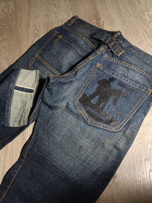 Dsquared2 loose salvage селвидж джинсы бегги ск8 реп авангард гранж