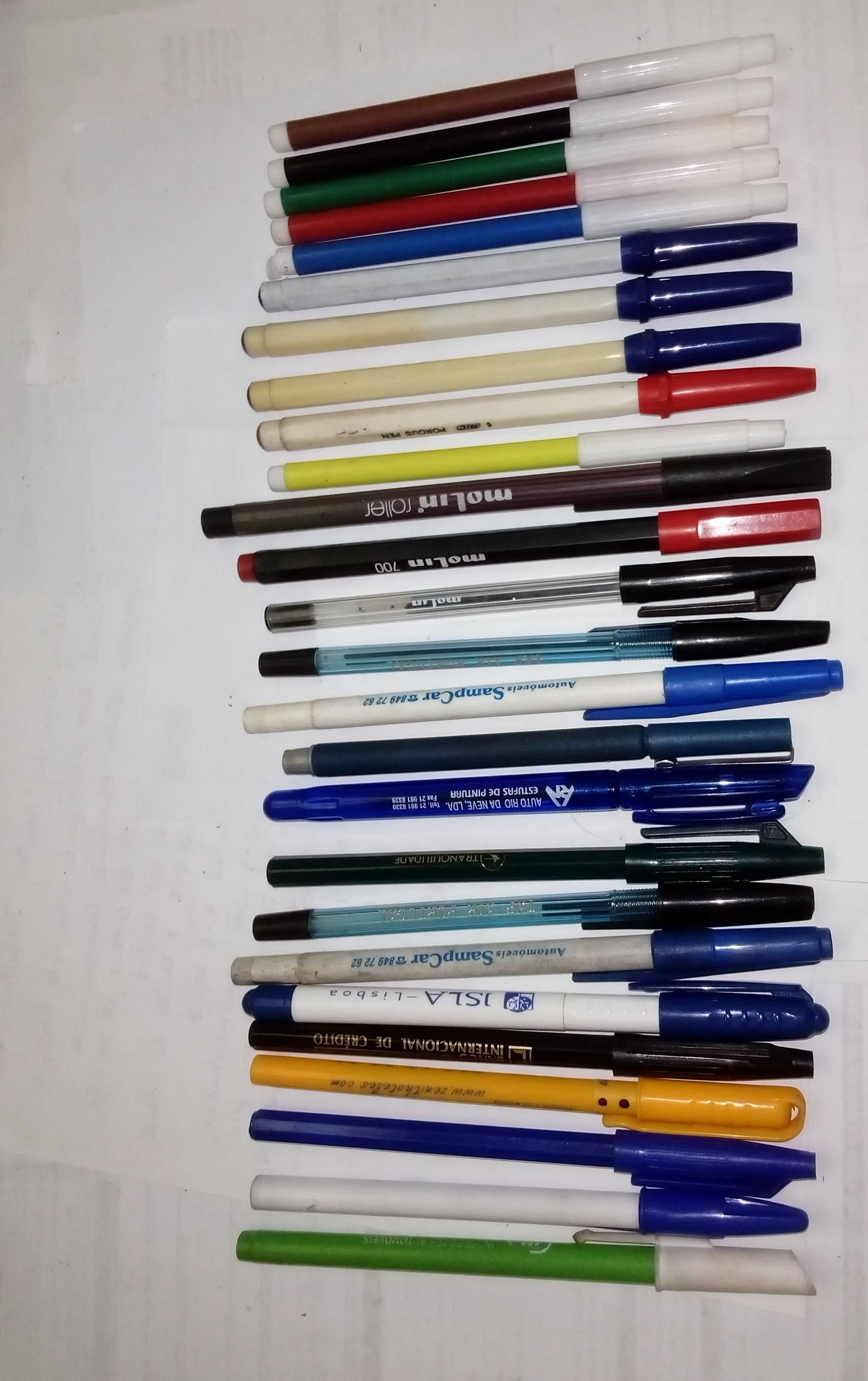 canetas para colecção
