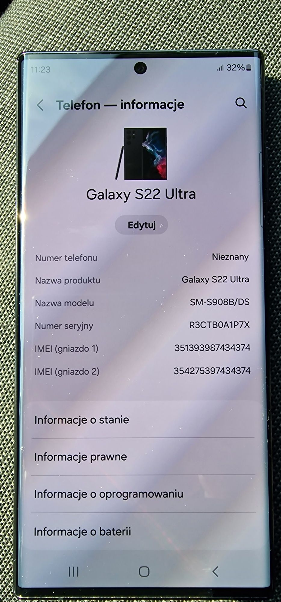 Samsung Galaxy S2️⃣2️⃣ Ultra 5️⃣G 8️⃣/1️⃣2️⃣8️⃣GB