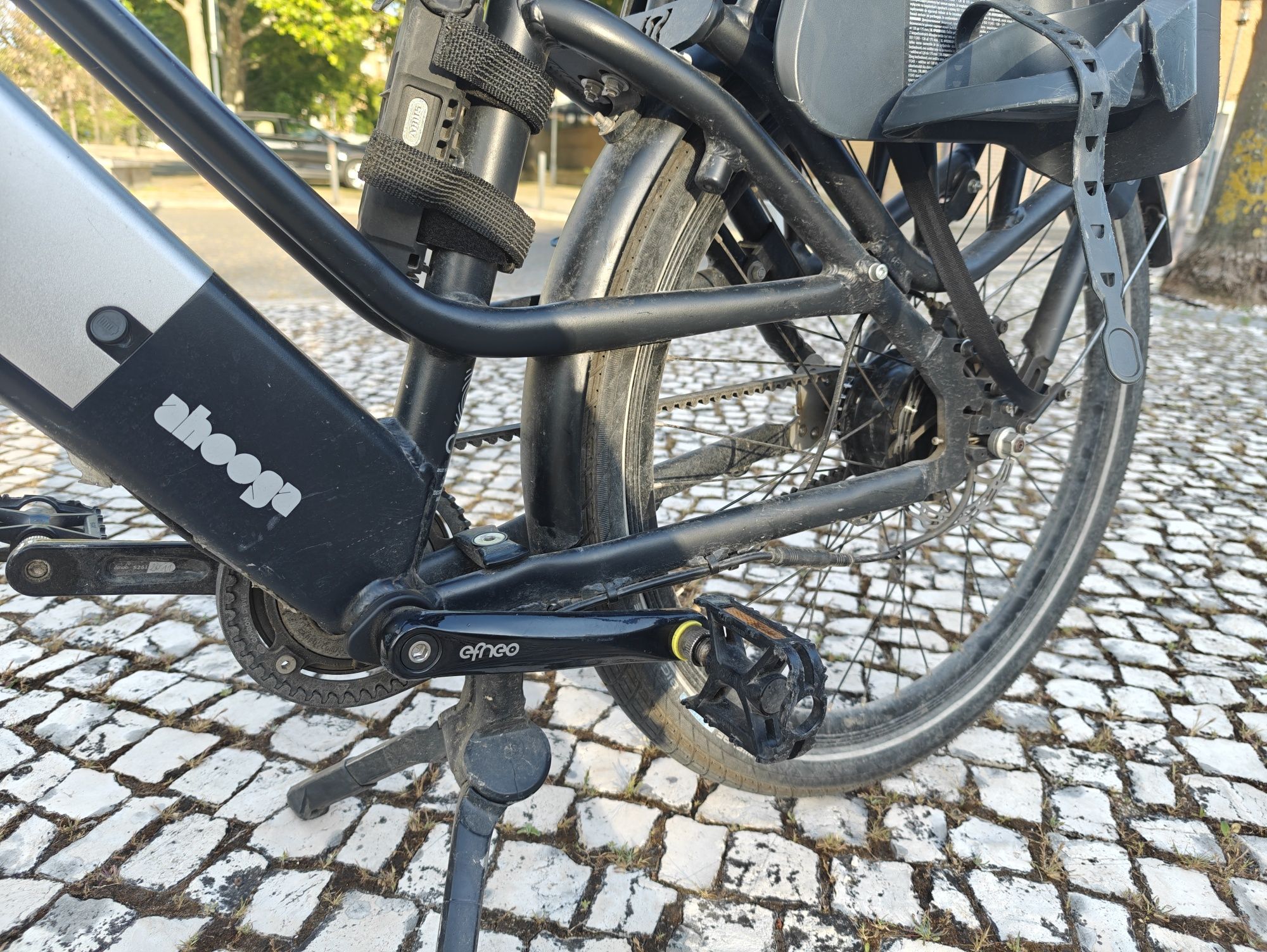 Bicicleta Elétrica de Carga - AHOOGA MODULAR Low Step 3 Cargo Bike
