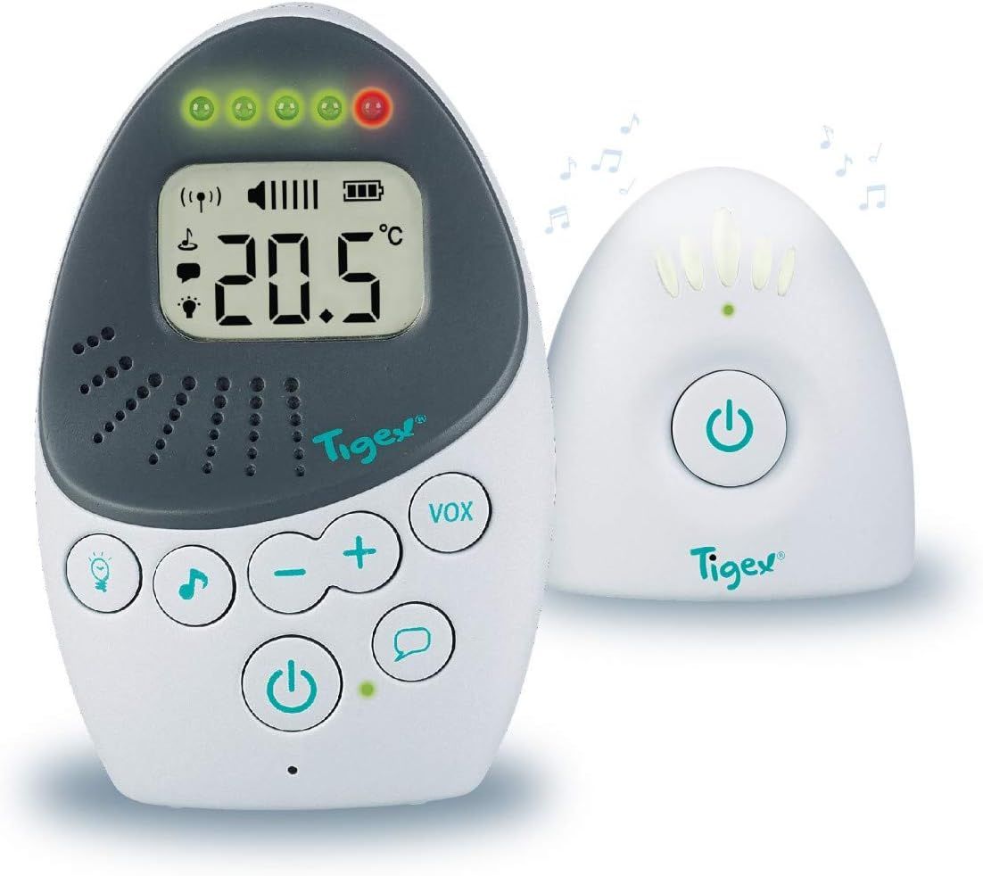 Niania Elektroniczna Tigex Z Trybem Eco, Walkie-Talkie Temperatura