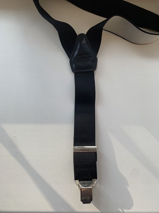 Подтяжки для брюк из резинки черные the morton club