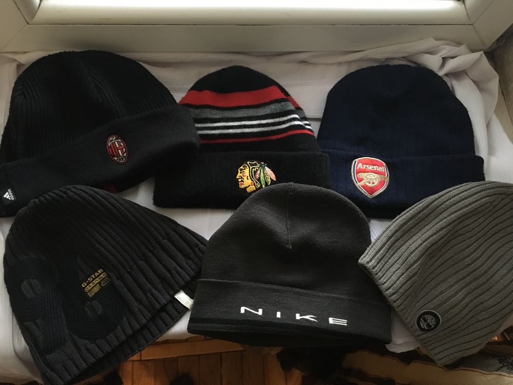 Шапки adidas,tnf,g-star, Timberland i тд ,розмір L