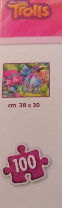 Puzzles: Trolls 100 , Princesas Disney 2x60