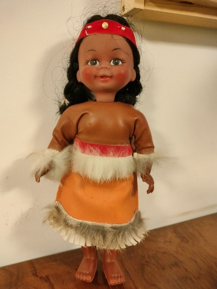 Stara lalka. Indianka. Lata '60
