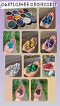 Декоративный крашеный камень щебень крошка