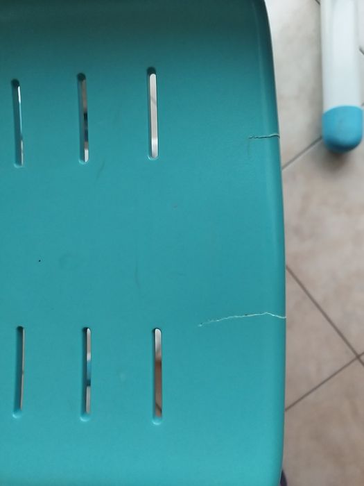Biurko Smart z krzesełkiem i lampką LED/Niebieskie