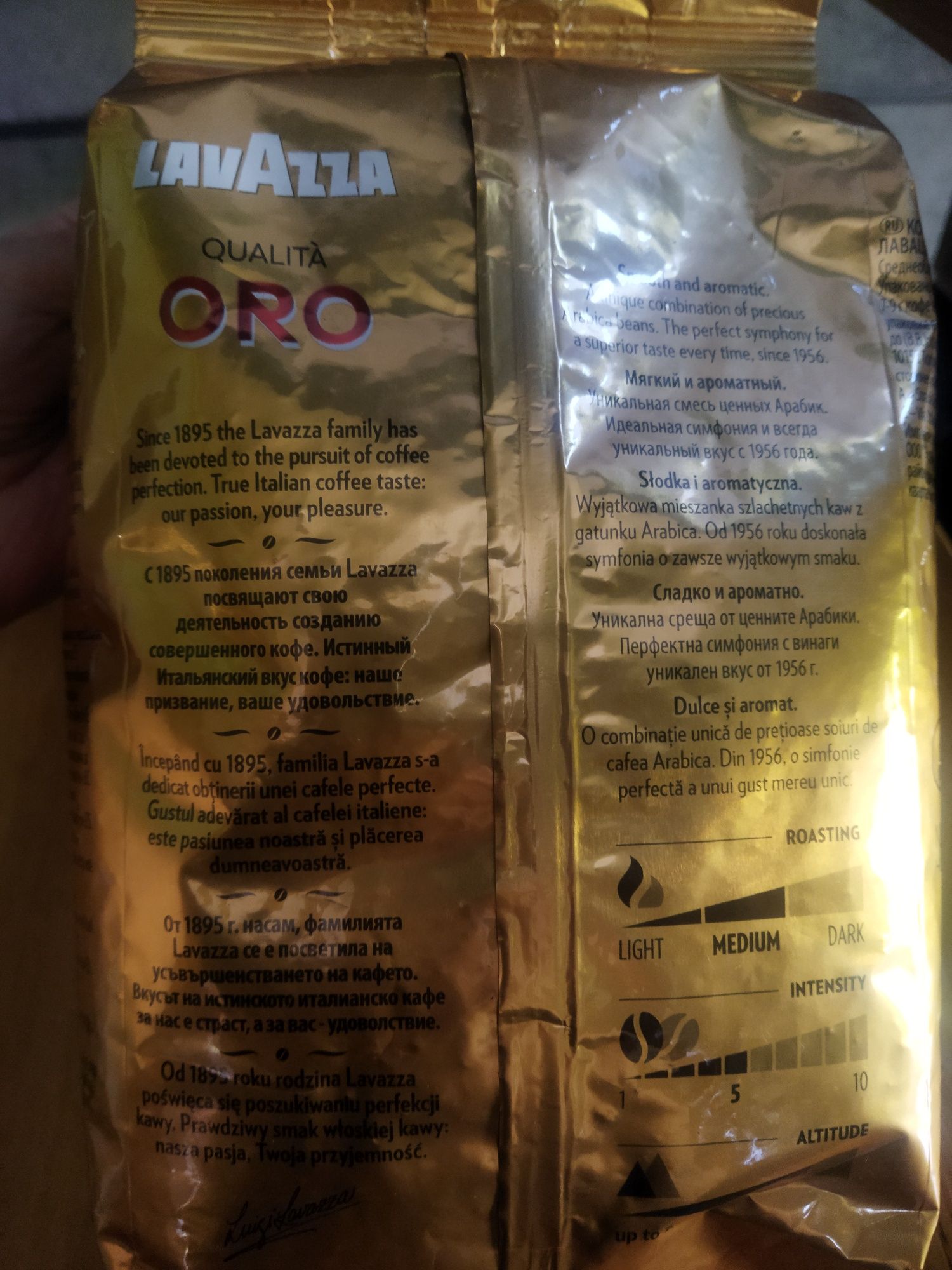 Kawa ziarnista lavazza oro 1kg