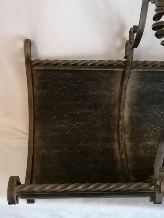 Cesta para lenha ferro forjado