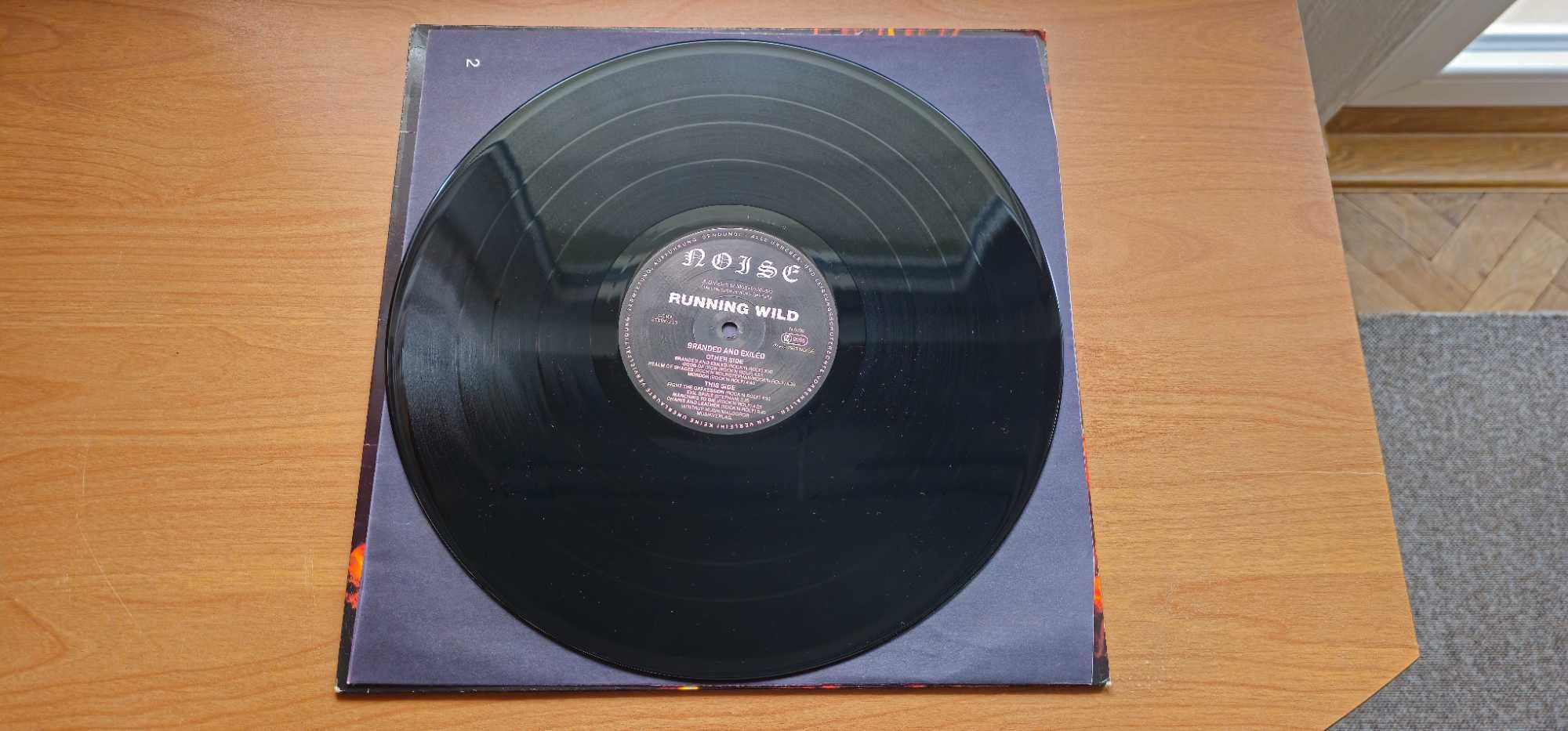 Running Wild - Branded and Exiled '1985 vinylowy Rarytas ;)