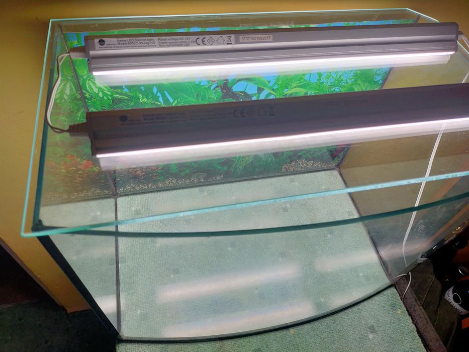Akwarium 25 l + oświetlenie LED