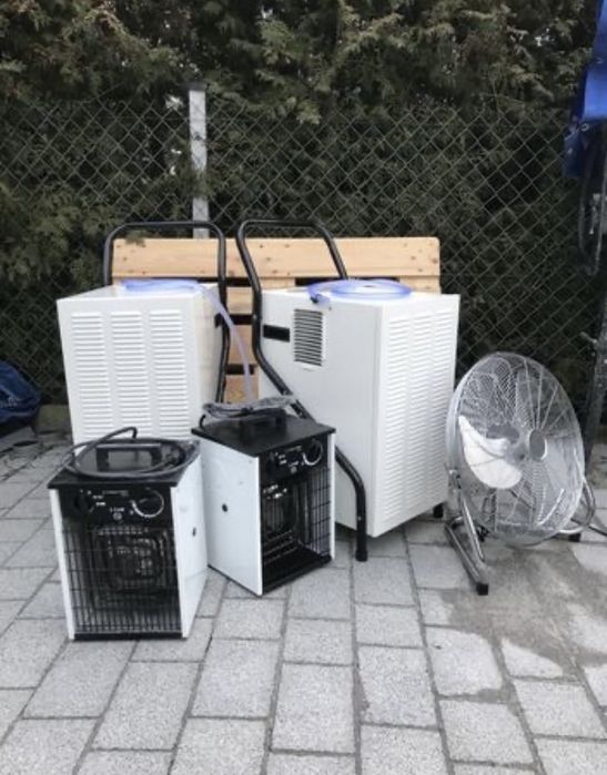 Wynajem osuszaczy, osuszacze, nagrzewnice Bydgoszcz, Białe Błota