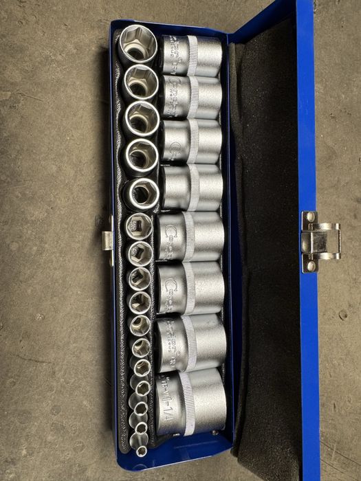 Nasadki calowe komplet