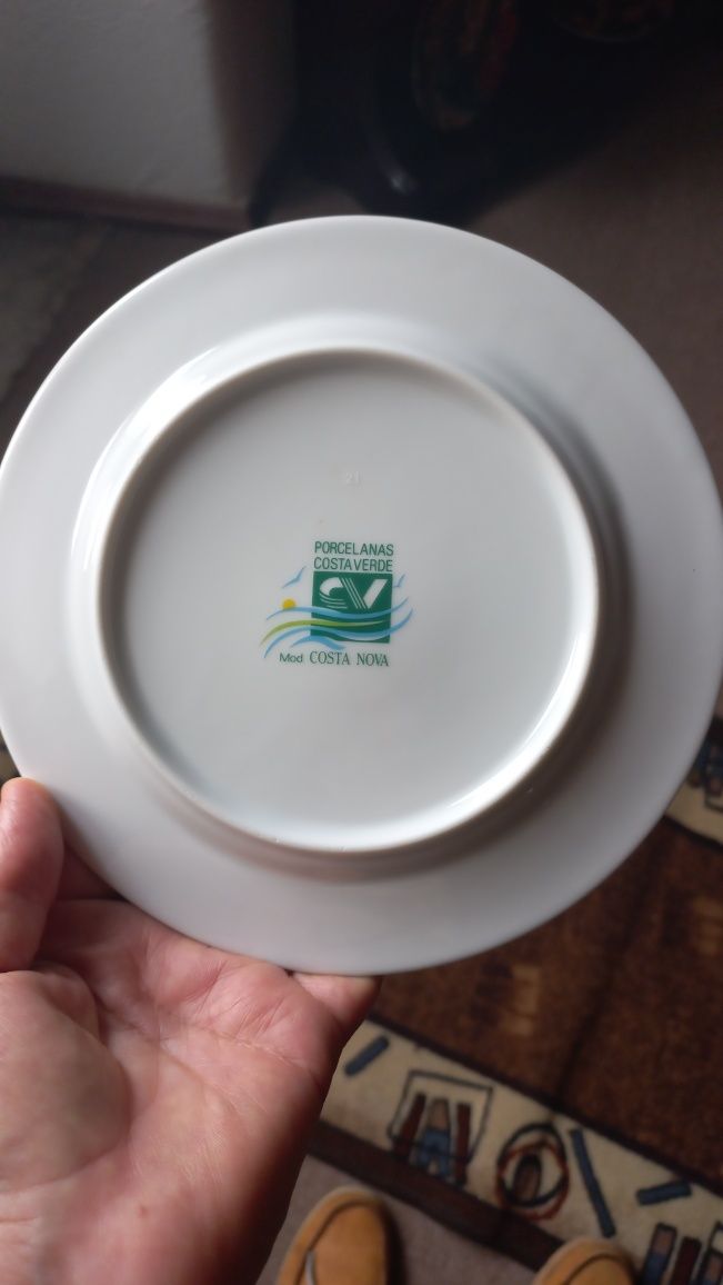 Serviço  de Jantar Porcelana Costa Verde - Novo