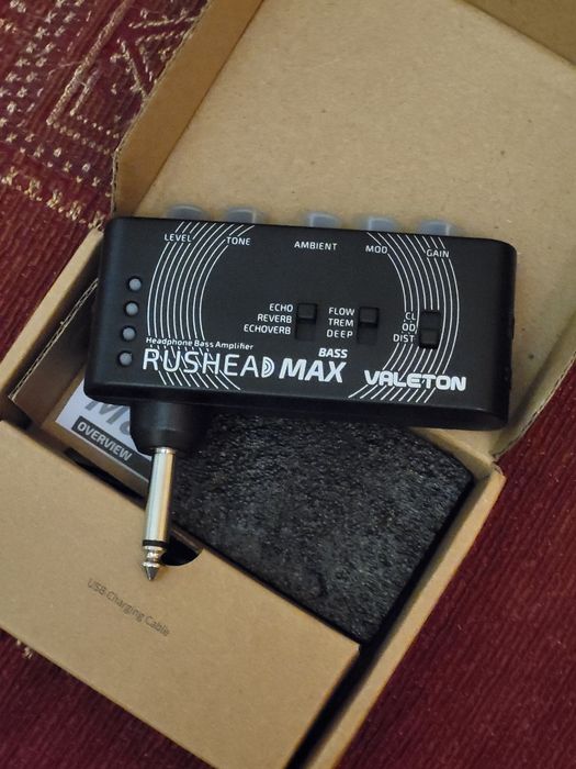 Підсилювач для навушників Rushead Max електрогітара басгітара.