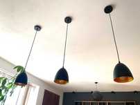 Lampa wisząca Rabalux czarno - złota