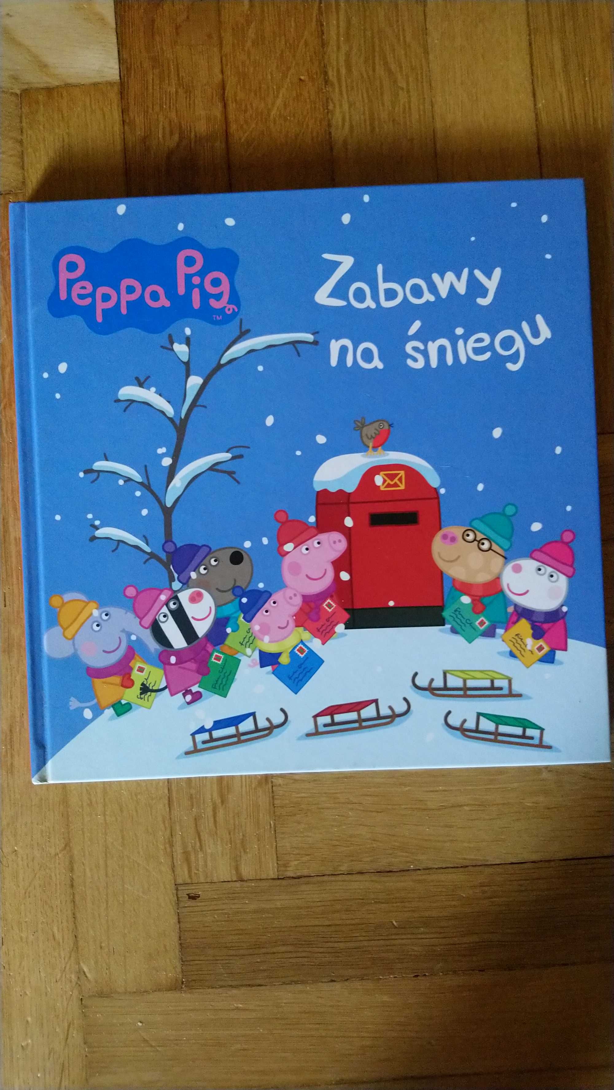 Ksiazka swinka Peppa zsbawy na sniegu