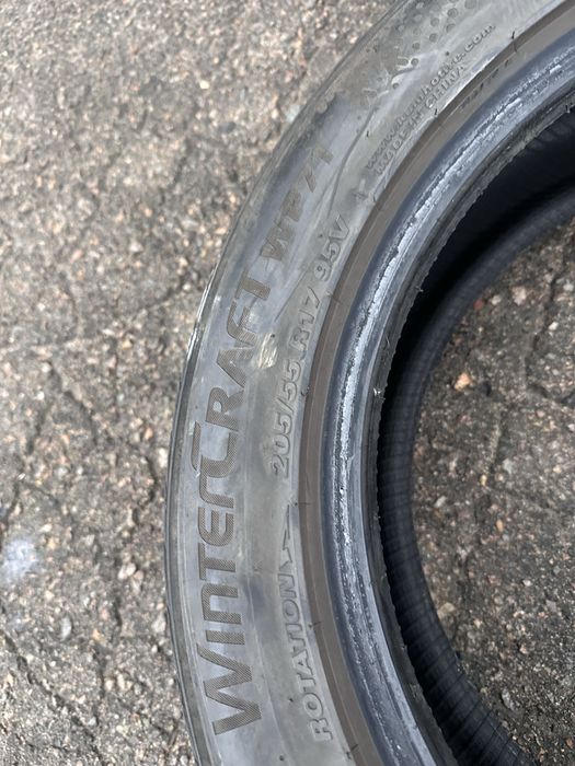 Зимова гума Kumho wintercraft wp71 205/55 r17 в ідеалі