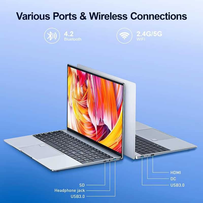 Laptop Leno A07 N5095 2x 2.9Ghz Turbo 15.6" 16GB DDR4 256GB SSD